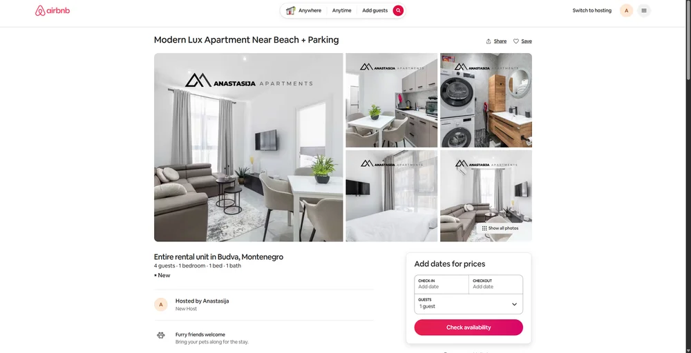 Anastasija Apts. - airbnb.com