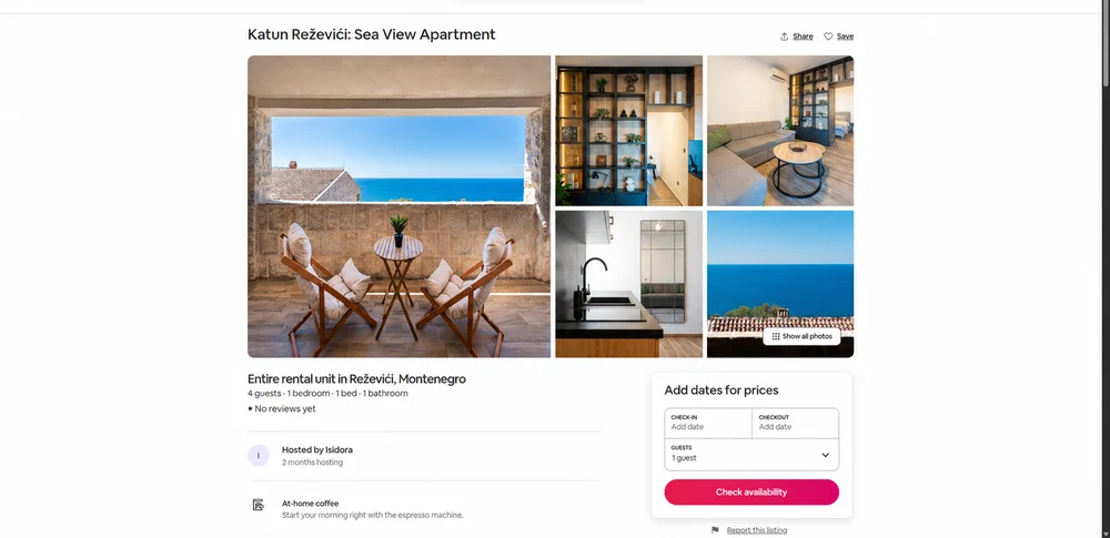 Katun Režević - airbnb.com